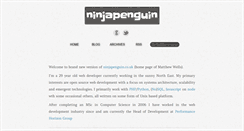 Desktop Screenshot of ninjapenguin.co.uk
